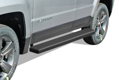 APS - APS IStep 6" Running Boards Black for 07-17 Jeep Patriot IB10FAI2B