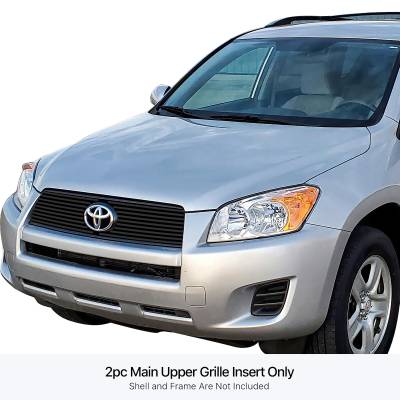 APS - APS Stainless Billet Grille Black for 09-12 Toyota RAV4 GR20FEE78J