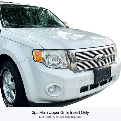 APS - APS Stainless Billet Grille-Polish 08-12 Ford Escape GR06FEG83S