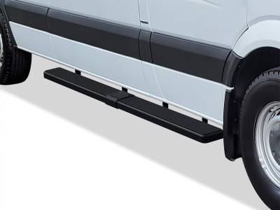APS - APS IStep 6" Running Boards Black for 07-25 Sprinter Van IB04FDJ3B