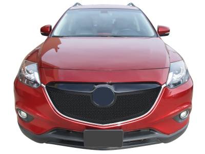 APS - APS Wire Mesh Grille Black 13-15 Mazda CX-9 GR13GEI35H
