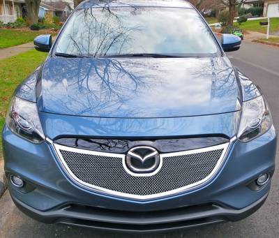 APS - APS Wire Mesh Grille-Polish 13-15 Mazda CX-9 GR13GEI35T