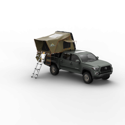 Tuff Stuff Overland - Tuff Stuff Overland TS-RTT-CS2-BK ALPHA Black Hard Top Side-Open 2-Person Tent