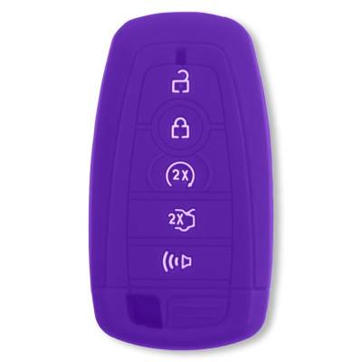 Recon - Recon 264002FD2PR Silicone Key Fob Cover Purple 18-25 F150/Super Duty