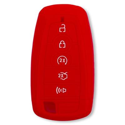 Recon - Recon 264002FD2RD Silicone Key Fob Cover Red 18-25 F150/Super Duty