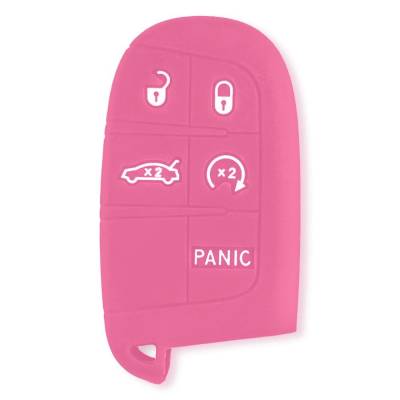 Recon - Recon 264002DG1PK Silicone Key Fob Cover Pink for 13-18 Ram Trucks