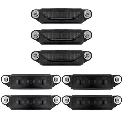 Recon - Recon 264340WHBK LED Fender/Grille Marker Light Kit White/Red for Ram 1500 TRX