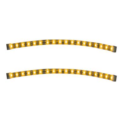 Recon - Recon 264700AM 12" Flexible High Power LED Light Strips-2pc. Amber