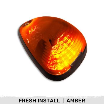 Recon - Recon 264143AMHPAMX LED Cab Roof Light EACH Amber/Amber 99-16 Super Duty