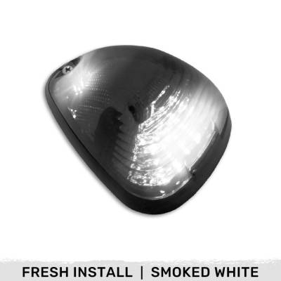 Recon - Recon 264143BKHPWHX LED Cab Roof Light EACH Smoked/White 99-16 Super Duty