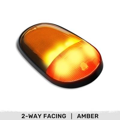 Recon - Recon 264146AMHPAMX LED Cab Roof Light EACH Amber/Amber for 03-18 Ram HD