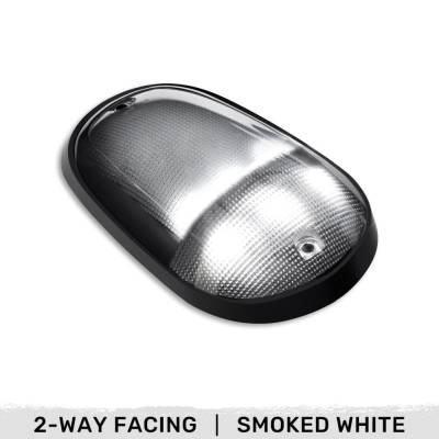 Recon - Recon 264146BKHPWHX LED Cab Roof Light EACH Smoked/White for 03-18 Ram HD