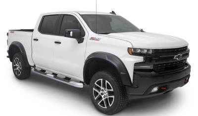 Bushwacker - Bushwacker DRT Style Front/Rear Fender Flares Black Silverado 40984-02