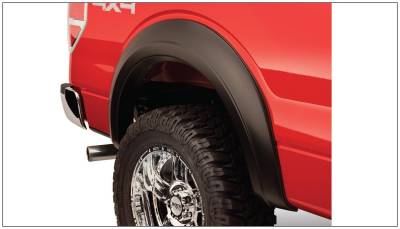 Bushwacker - Bushwacker Extend-a-Fender Rear Fender Flares Black Ford F150 20070-02