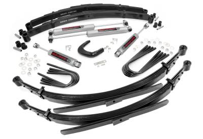 Rough Country Suspension Systems - Rough Country 255-88-9230 4" Suspension Lift Kit for 88-91 GM 2500 SUV 4WD