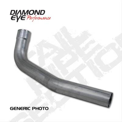 Diamond Eye Performance - Diamond Eye 261005 Tailpipe 2nd Section 4" Stainless for Ram 5.9L