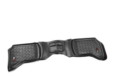 Rugged Ridge - Rugged Ridge 82953.1 Floor Liner Rear 1-Pc Black for Ram Truck Quad Cab