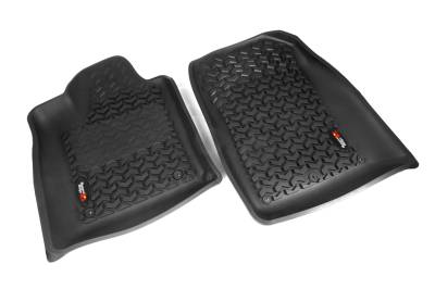 Rugged Ridge - Rugged Ridge 12920.32 Floor Liners Front Black