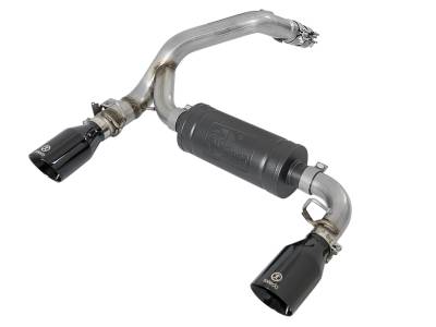 aFe Power - aFe Power 49-33104-B Takeda 3" Axle-Back SS Exhaust Kit for 16-18 Ford Focus