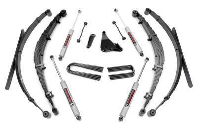 Rough Country Suspension Systems - Rough Country 49230 6" Suspension Lift Kit for 99 Super Duty V10/Diesel 4WD