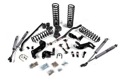 JKS - JKS JSPEC108K J-Kontrol 3.5" Lift Kit JSPEC Shock for 07-18 Wrangler JK 4Dr