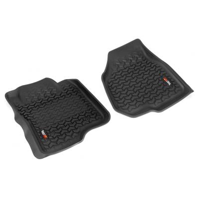 Rugged Ridge - Rugged Ridge 82902.08 Floor Liners Front Black 11-12 Ford F250/F350