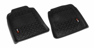 Rugged Ridge - Rugged Ridge 82904.50 Front Floor Liners Black