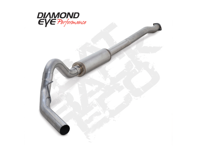 Diamond Eye Performance - Diamond Eye K3330S Kit 4" Cat-back Single Stainless 2011-2013 Ford F150 5.0l V8