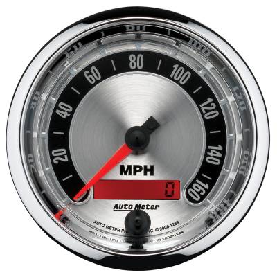 AutoMeter - AutoMeter 1288 American Muscle Electric Speedometer Gauge 3-3/8" 0-160mph