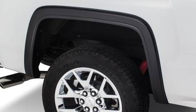 Bushwacker - Bushwacker OE Style Rear Fender Flares Black GMC Sierra 40124-02