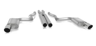 Gibson Performance Exhaust - Gibson Performance Split Rear Cat-Back Exhaust System Stainless 619016