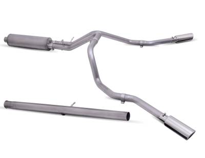 Gibson Performance Exhaust - Gibson Performance 65690 Dual Extreme Cat-Back Exhaust System Stainless