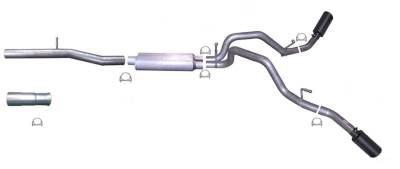 Gibson Performance Exhaust - Gibson Performance Dual Extreme Cat-Back Exhaust System Stainless 65637B