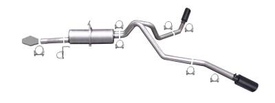 Gibson Performance Exhaust - Gibson Performance 69004B Dual Extreme Catback Exhaust for 99-04 F250/F350 SD