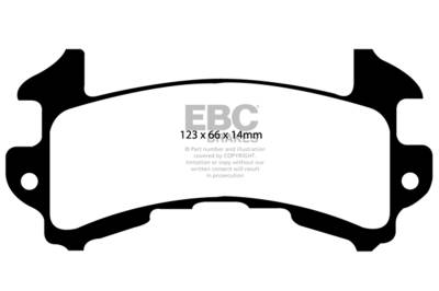EBC Brakes - EBC Brakes DP31146C Redstuff Ceramic Low Dust Brake Pads