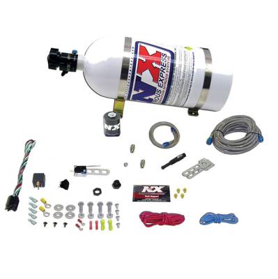Nitrous Express - Nitrous Express 21000-15 Nx Nitrous Oxide System Kit Dry EFI Single Nozzle