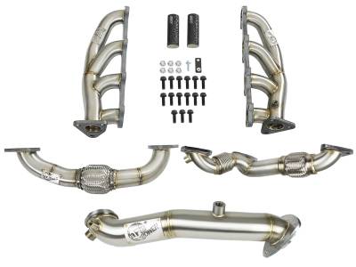aFe Power - aFe Power Twisted Steel Stainless Steel Shorty Header Kit 48-34137