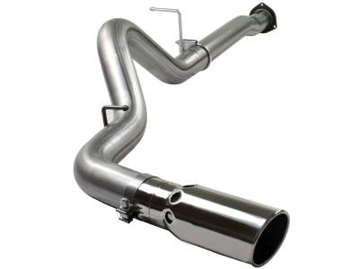 aFe Power - aFe 49-44004 MACHForce XP DPF-Back SS-409 Exhaust System for GM 6.6 Duramax