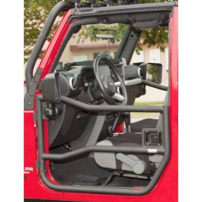 Rugged Ridge - Rugged Ridge 11509.10 Front Tube Doors Textured Black for Jeep Wrangler