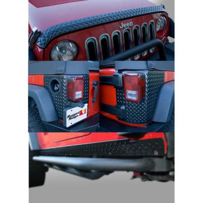 Rugged Ridge - Rugged Ridge 11651.50 5-Piece Body Armor Guard Kit for Wrangler Unlimited