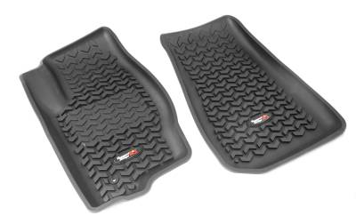 Rugged Ridge - Rugged Ridge 12920.30 Floor Liner Front Pair Black for Compass/Caliber/Patriot
