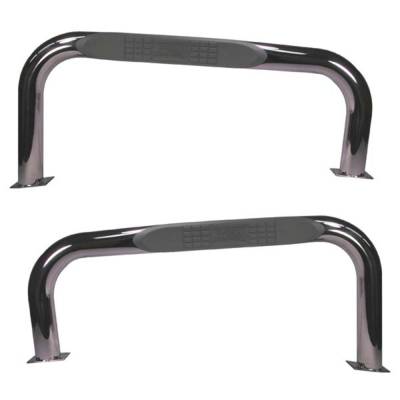 Rugged Ridge - Rugged Ridge 11522.04 Nerf Bars Stainless Steel for Jeep Wrangler