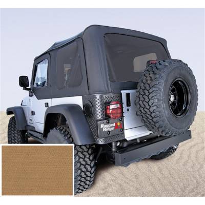 Rugged Ridge - Rugged Ridge 13704.37 Soft Top Door Skins Spice Tinted Windows for Wrangler