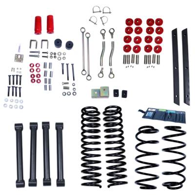 Rugged Ridge - Rugged Ridge 18401.41 4" Lift Kit w/o Shocks for Jeep Wrangler