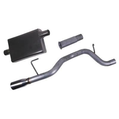 Rugged Ridge - Rugged Ridge 17606.54 Cat Back Exhaust Kit for Jeep Liberty KJ