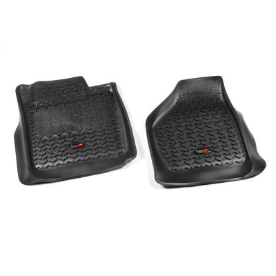 Rugged Ridge - Rugged Ridge 82902.06 Floor Liners Front Black 08-10 Ford F250/F350