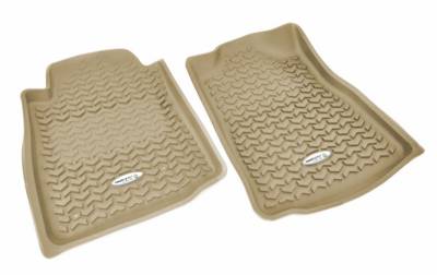 Rugged Ridge - Rugged Ridge TL-83904.10 Front Floor Liners Tan Tread Lightly for Tacoma