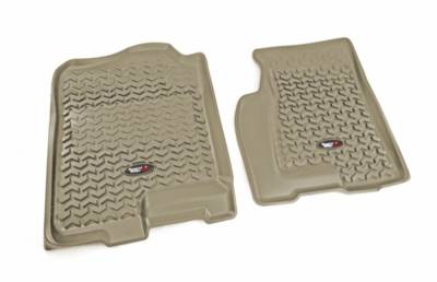 Rugged Ridge - Rugged Ridge 83901.02 Floor Liners Front Tan 99-06 GM Fullsize Pickup/SUV