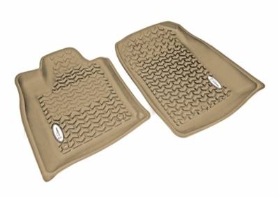 Rugged Ridge - Rugged Ridge TL-13920.29 Front Floor Liners Tan Tread Lightly