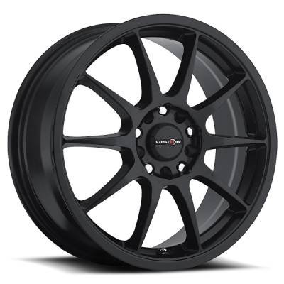 Vision Wheel - Vision Wheels 425 Bane 17x7 5x100/4.5 38mm Black Matte 425-7718MB38